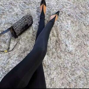 Black Stretch Ponte Leggings - Classic Women's Leggings